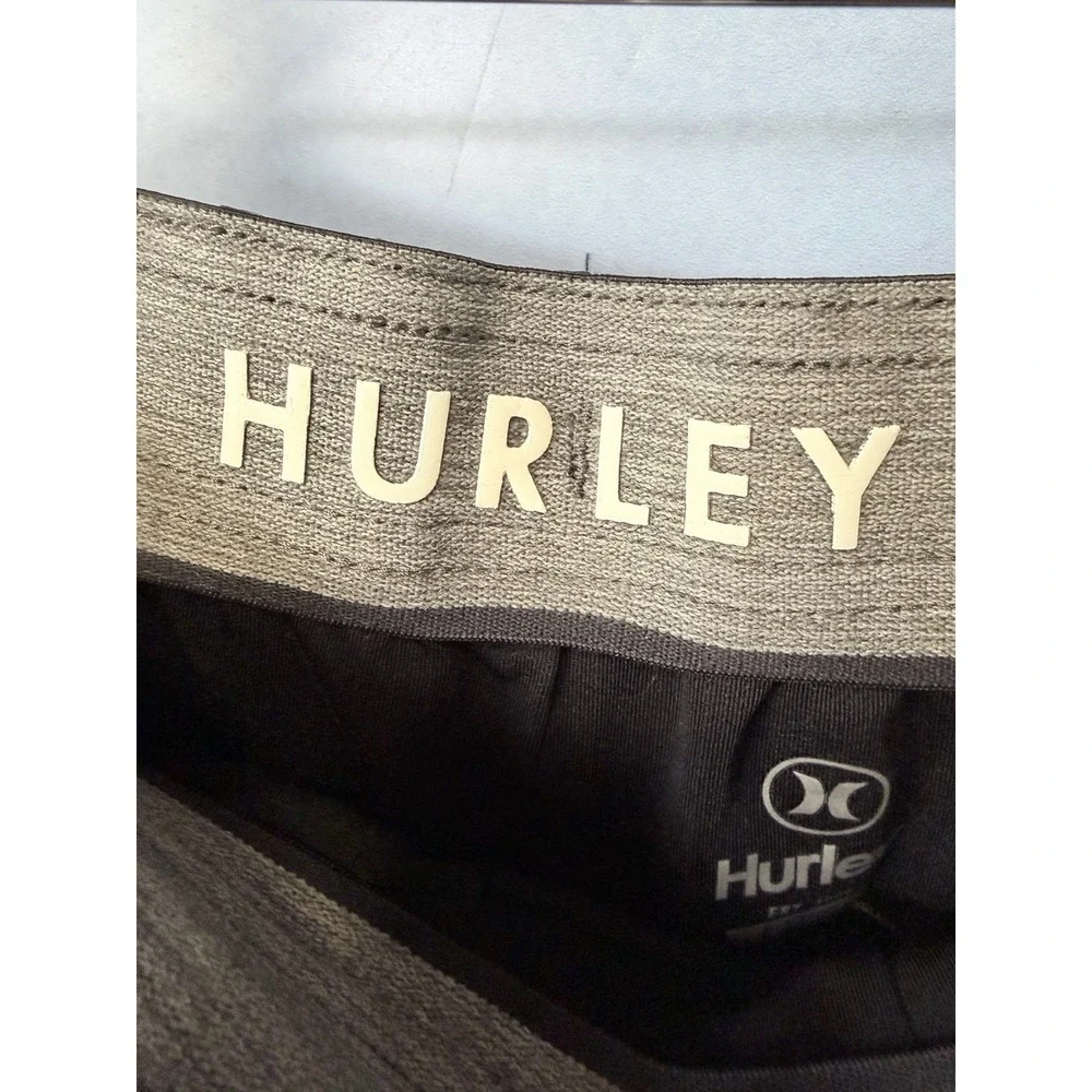 Hurley Board Shorts Mens L‎ Swim Trunks Lined Beach Coastal 4-Way Stretch